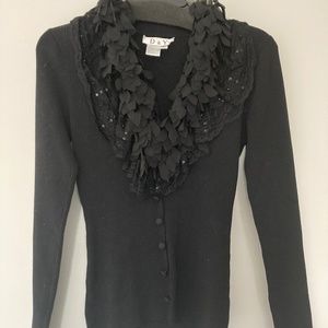 Dressy sweater with subtle bling